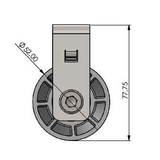 Seilrolle 52-4 mit Bügel TZ1