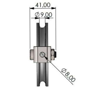 seilrolle 100-9 mit bügel-98-8-TZ2