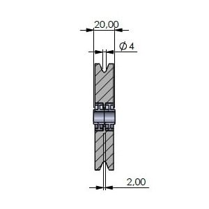 seilrolle-91-8-Gleitlager2